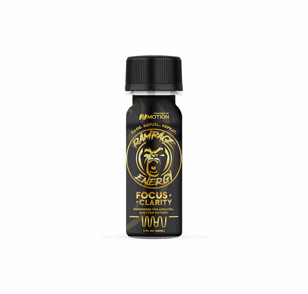 Rampage Energy – Black Bottle (Caffeinated) 6-Pack
