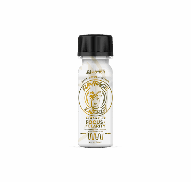 Rampage Energy – White Bottle (Non-Caffeinated) 6-Pack